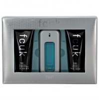 FCUK FOR HIM 100ML GIFT SET EDT SPRAY FOR MEN BY FRENCH CONNETION UK